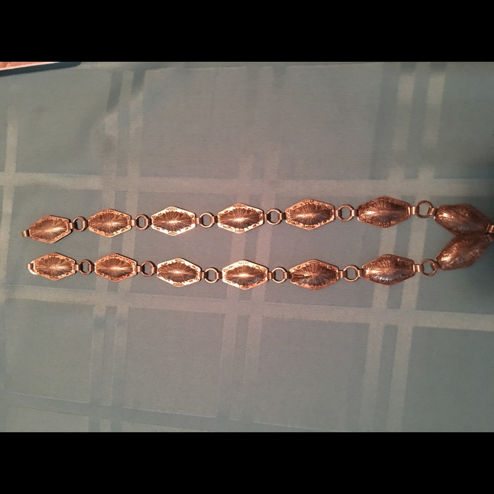 Silver plated Indian style belt girls